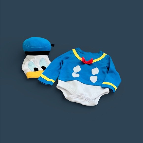Disney Donald Duck Baby Blue Onesie | 12-18 Months | Preowned - Picture 2 of 12